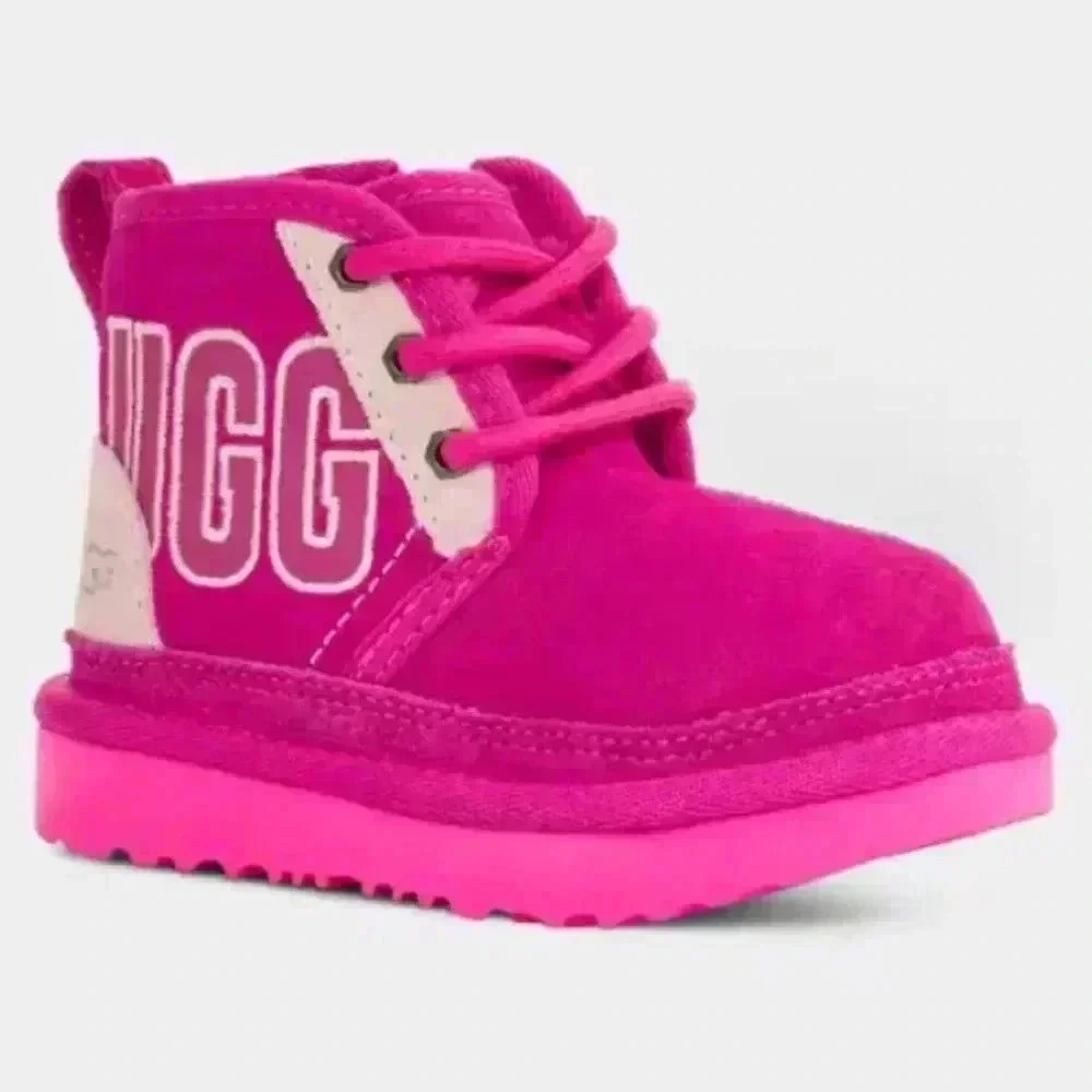 UGG Australia Neumel Graphic Outline Pink Boots